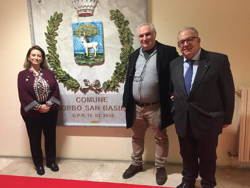 Cerimonia inaugurazione stemma araldico comunale